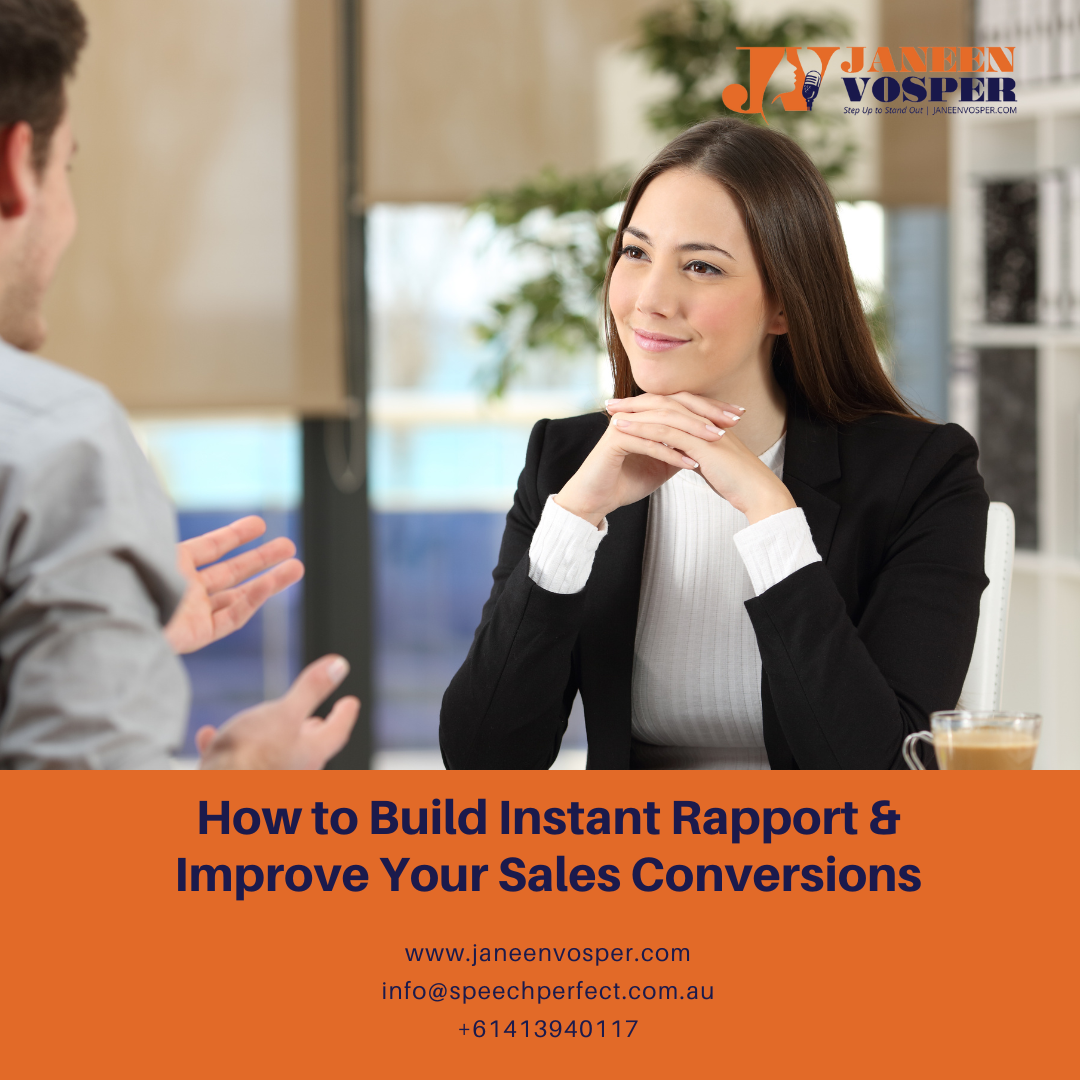 Learn how to build rapport quickly and improve your sales results in this training module.