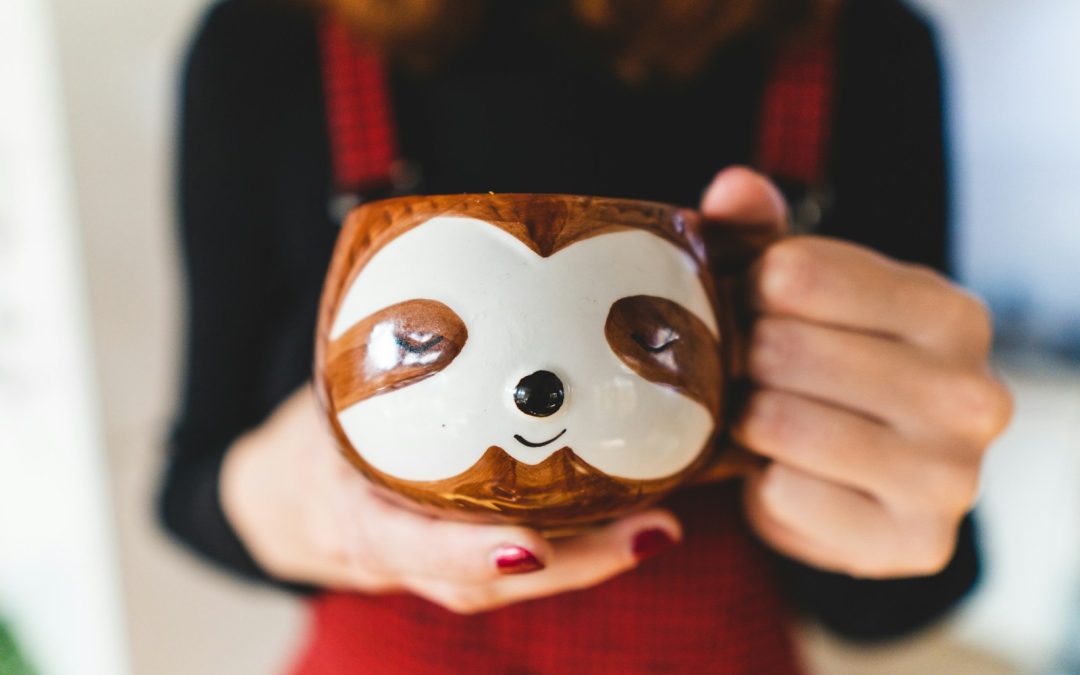 person holding brown and white ceramic owl figurine - sales tip - buy your product